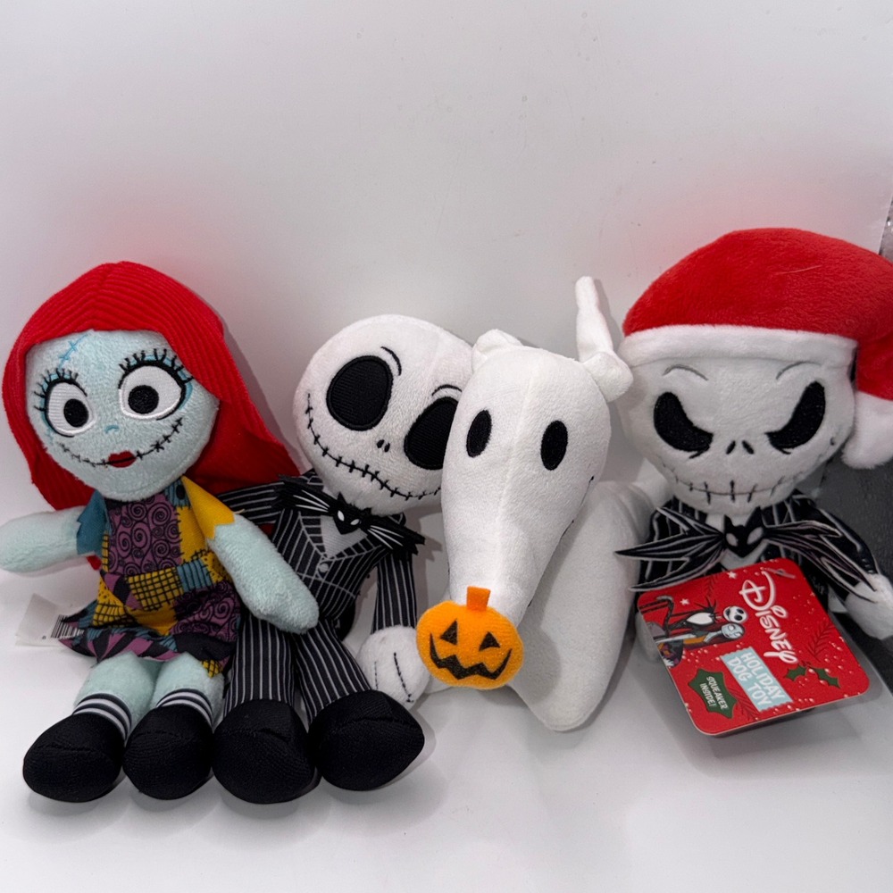 Disney Nightmare Before Christmas Plush Goth Spooky Holiday Decor
